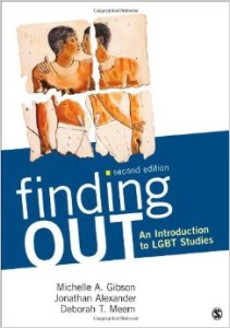 Cover of Finding Out: An Introduction to LGBT Studies by Michelle A. Gibson, Jonathan Alexander, and Deborah T. Meem 